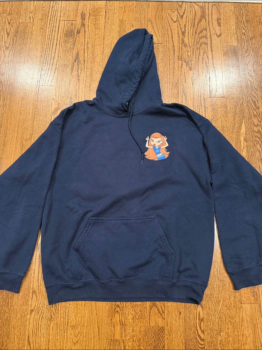 Gildan custom Kappa Kappa Gamma Navy Blue Graphic Hoodie Sweatshirt-Large